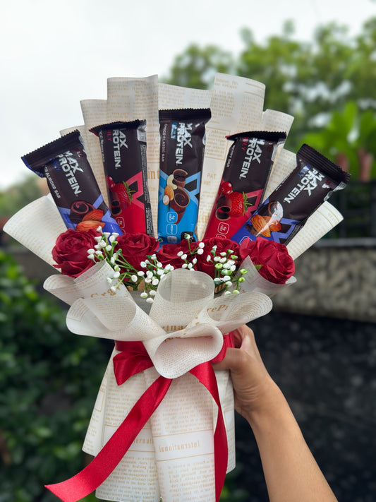 Fuel Your Grind: A Unique Max Protein Bar Bouquet for Gym Enthusiasts