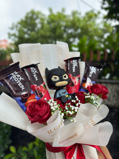 The Gains Gang Bouquet: Your Favorite Hero and Protein Fuel