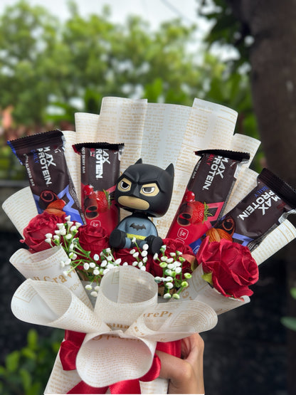 The Gains Gang Bouquet: Your Favorite Hero and Protein Fuel