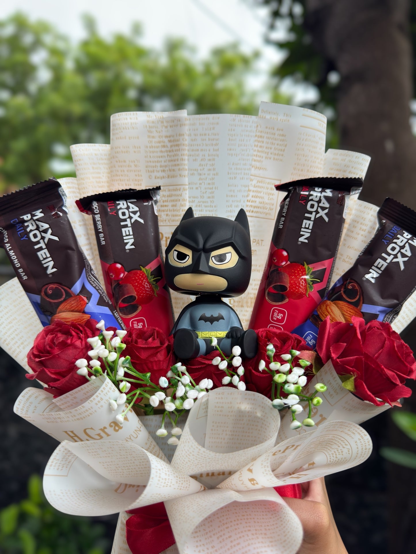 The Gains Gang Bouquet: Your Favorite Hero and Protein Fuel