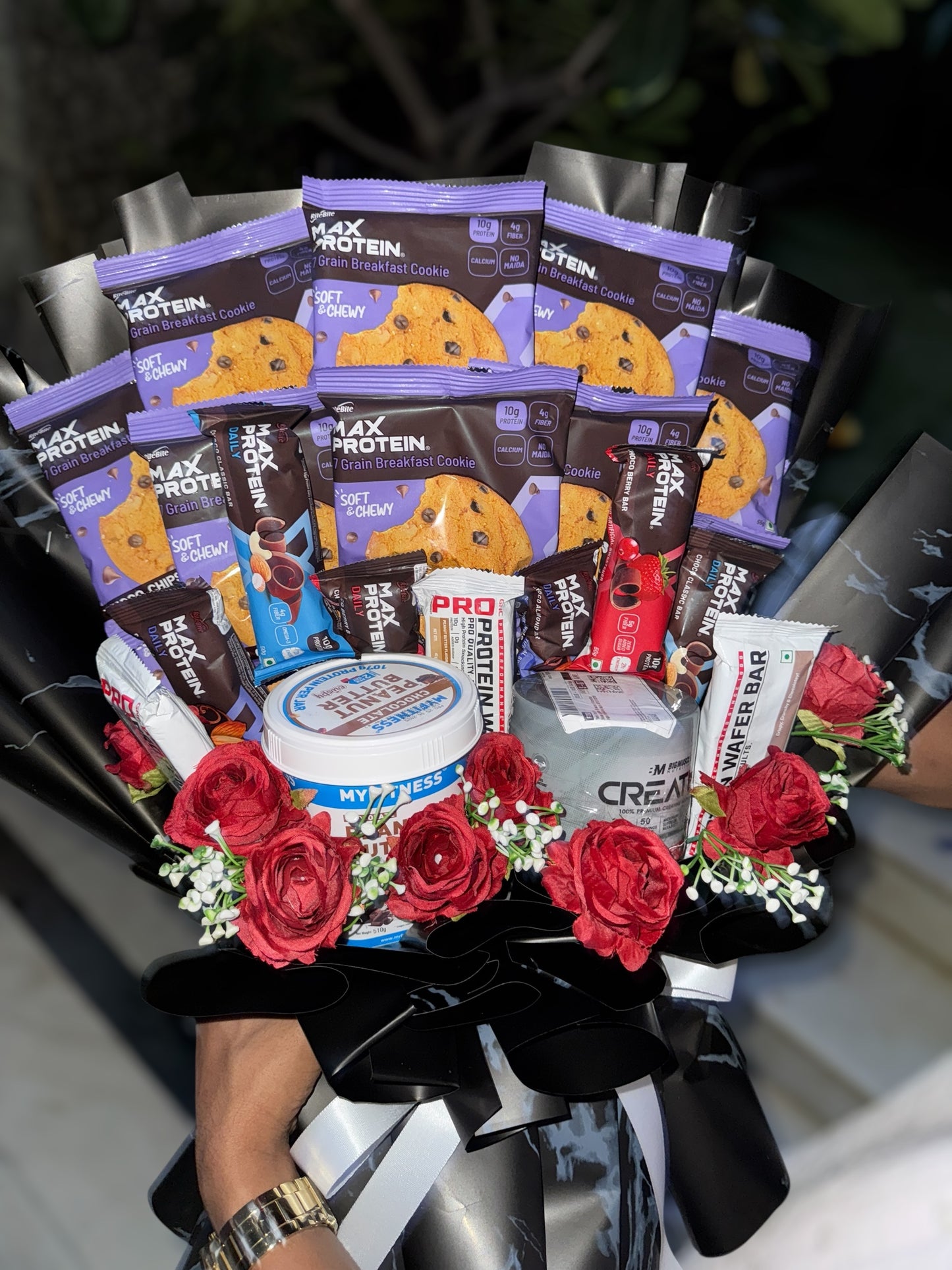 The Grind & Grow Bouquet: A Max Protein Reward for the Hustle