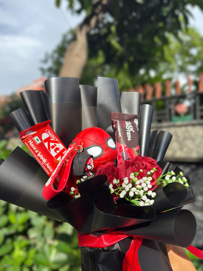 Spiderman Chocolate & Protein Bouquet