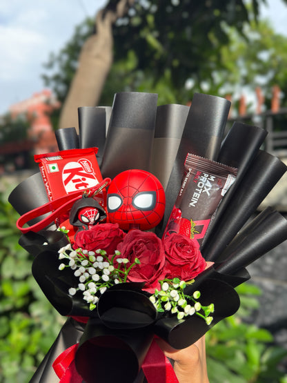 Spiderman Chocolate & Protein Bouquet