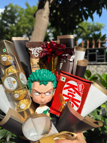 The Protein Bouquet - Roronoa Zoro fitness protein bar