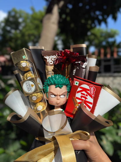 The Protein Bouquet - Roronoa Zoro fitness protein bar