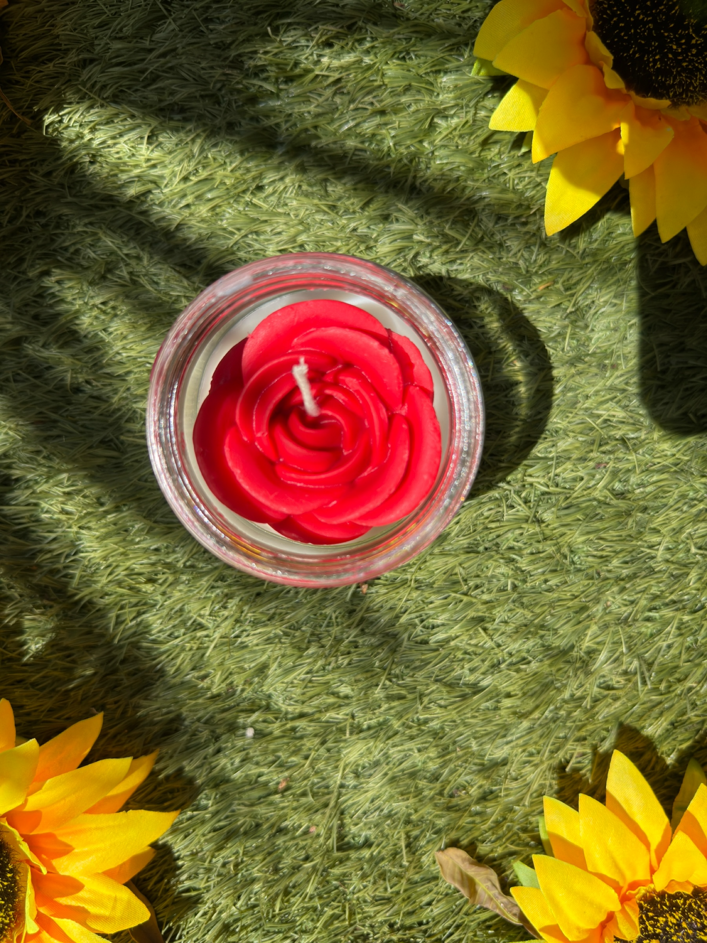 Embrace Romance: Our Signature Rose Petal Scented Candle