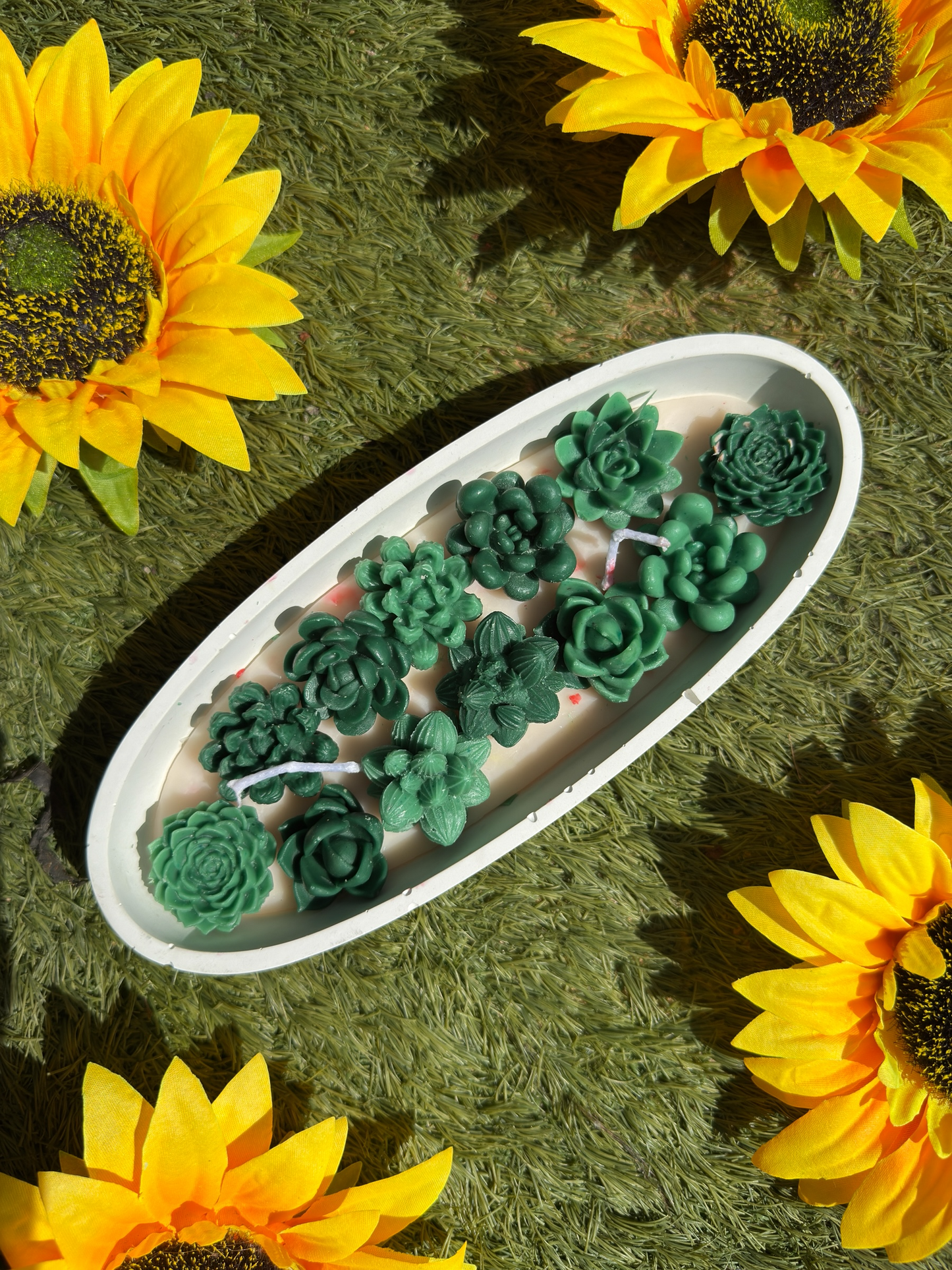 Succulent Garden Scented Candle – Fresh & Calming Aroma