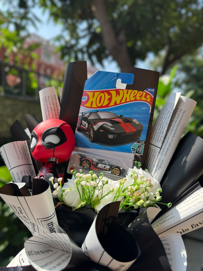 Ford gt addition- Hot Wheels Bouquet with Deadpool