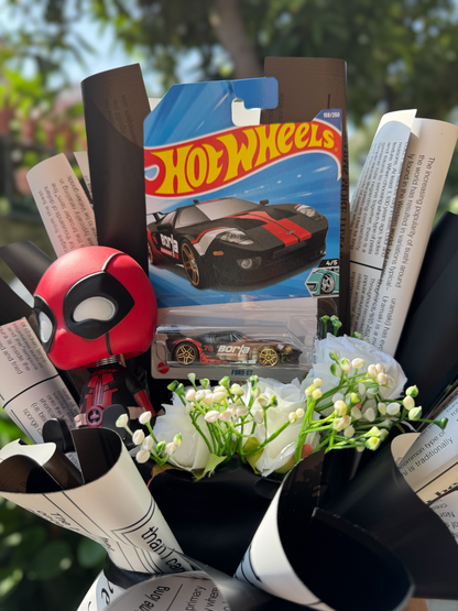 Ford gt addition- Hot Wheels Bouquet with Deadpool