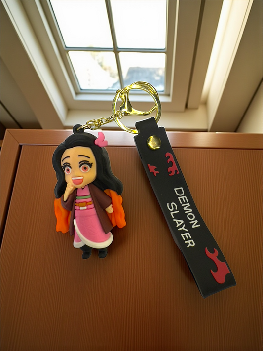 Sweet & Fierce: Nezuko Keychain