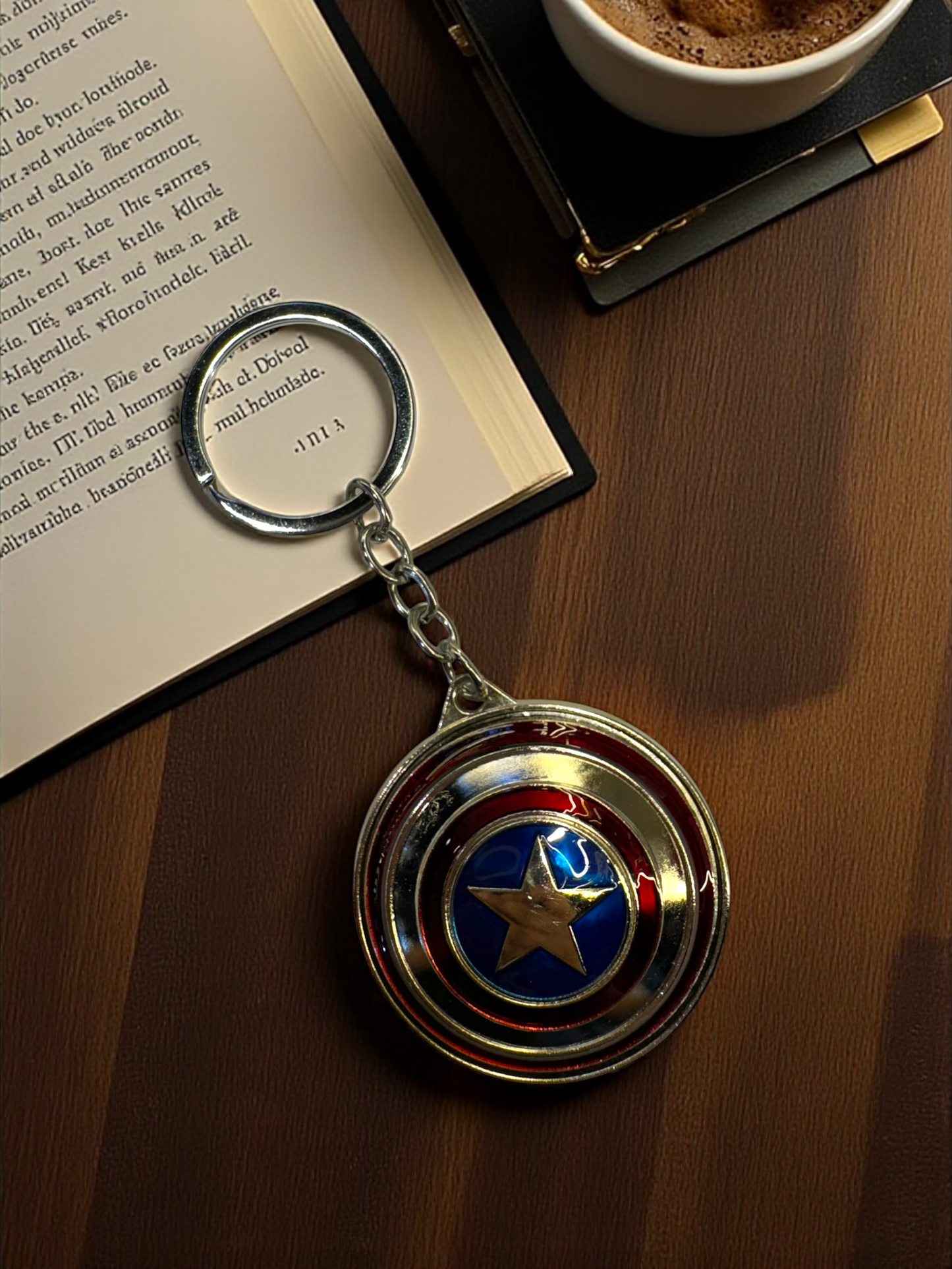 Carry the Shield: Captain America Keychain