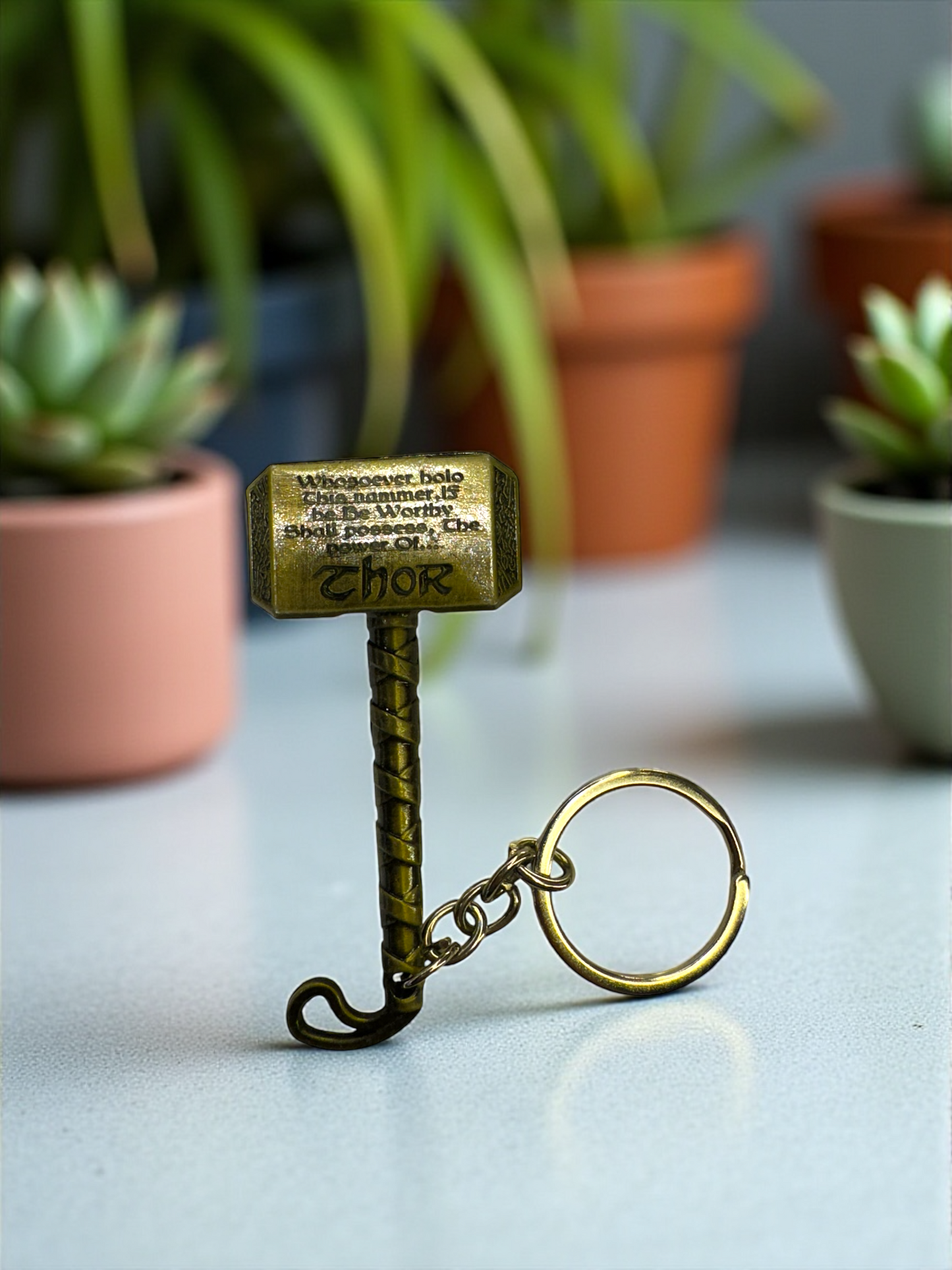 Wield the Power: Thor’s Hammer Keychain