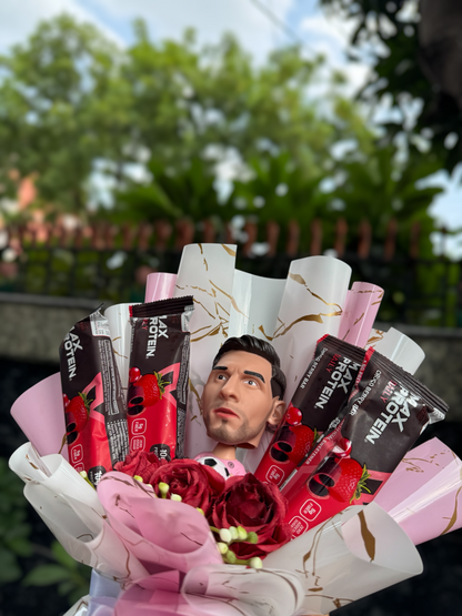 Champion’s Delight Protein Bouquet – Messi Edition