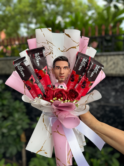 Champion’s Delight Protein Bouquet – Messi Edition