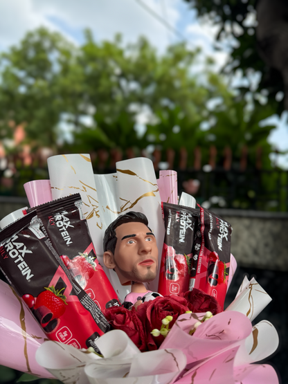 Champion’s Delight Protein Bouquet – Messi Edition