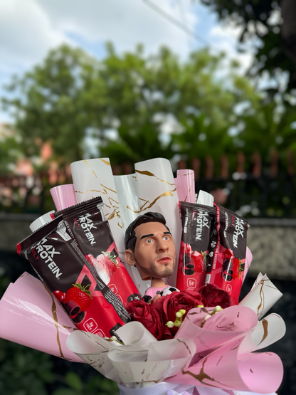 Champion’s Delight Protein Bouquet – Messi Edition