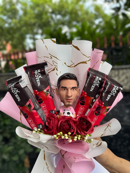 Champion’s Delight Protein Bouquet – Messi Edition