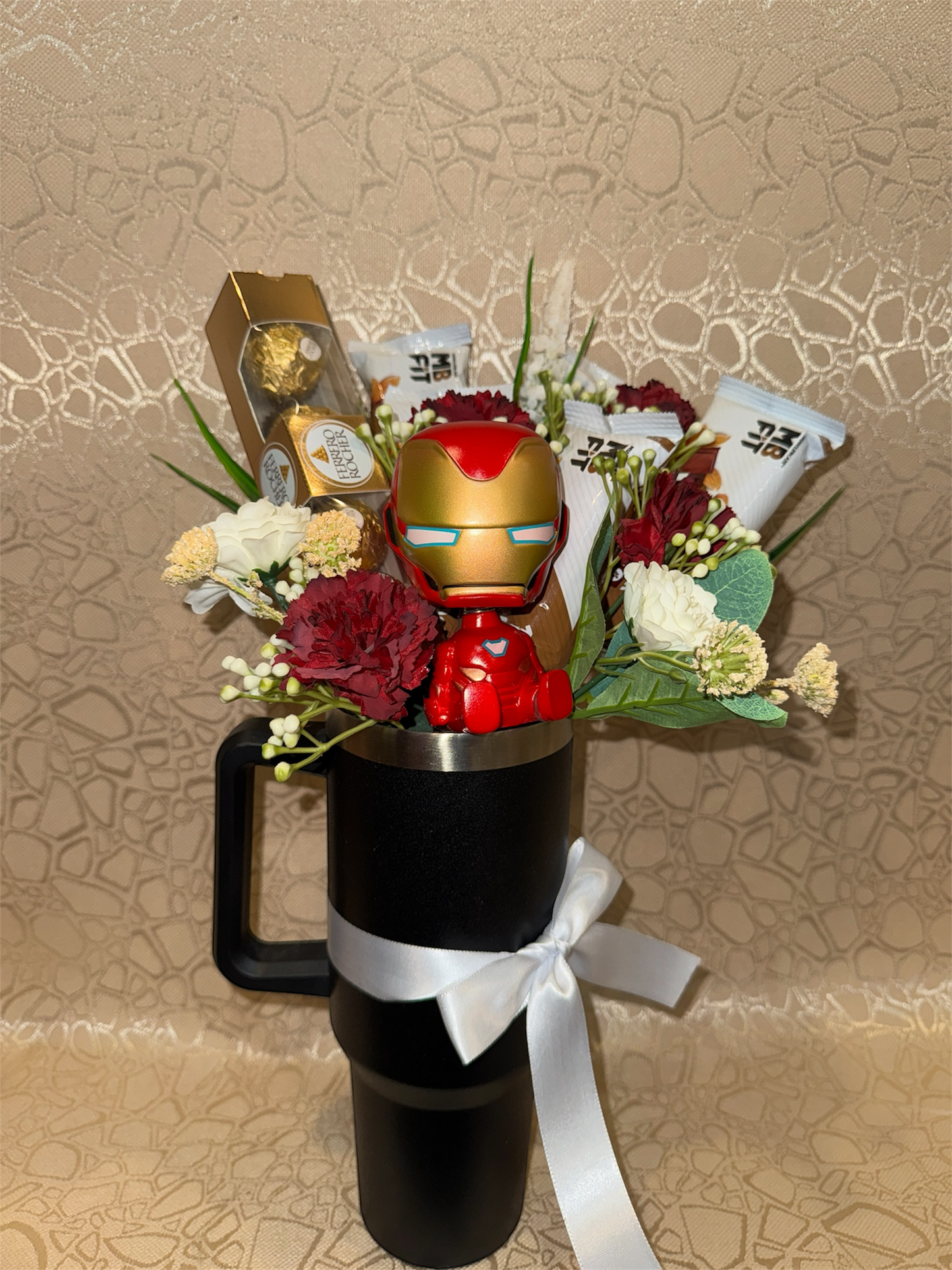 The Iron Man Protein Tumbler - Protein gifts for Marvel fans