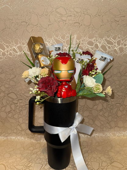 The Iron Man Protein Tumbler - Protein gifts for Marvel fans