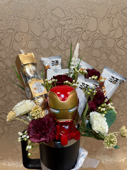 The Iron Man Protein Tumbler - Protein gifts for Marvel fans