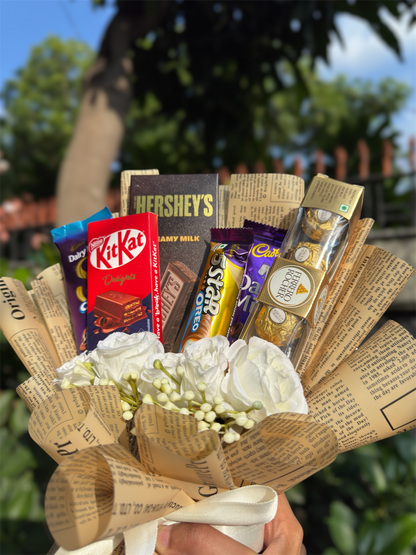 Chocolate Fusion Luxury Bouquet – Celebrate Life’s Sweetest Moments in Style