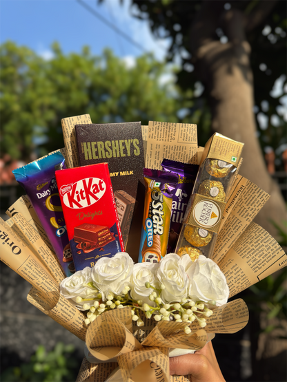 Chocolate Fusion Luxury Bouquet – Celebrate Life’s Sweetest Moments in Style