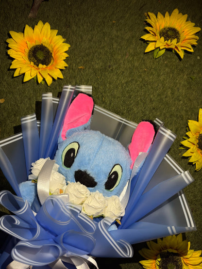Stitch Soft Toy Bouquet – The Blue Editon