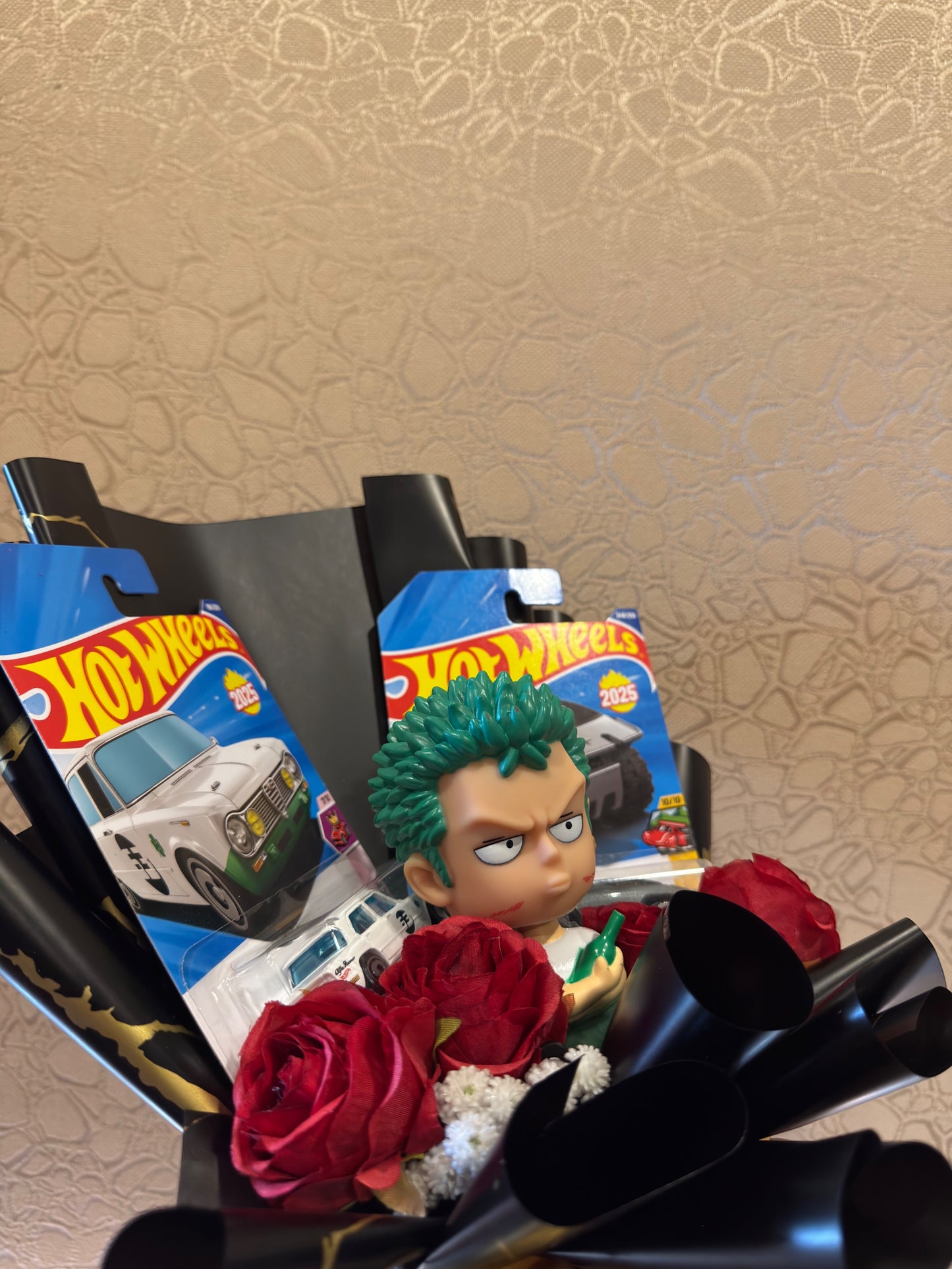 Zoro and Hot Wheels Bouquet – Built for Fighters and Dreamers