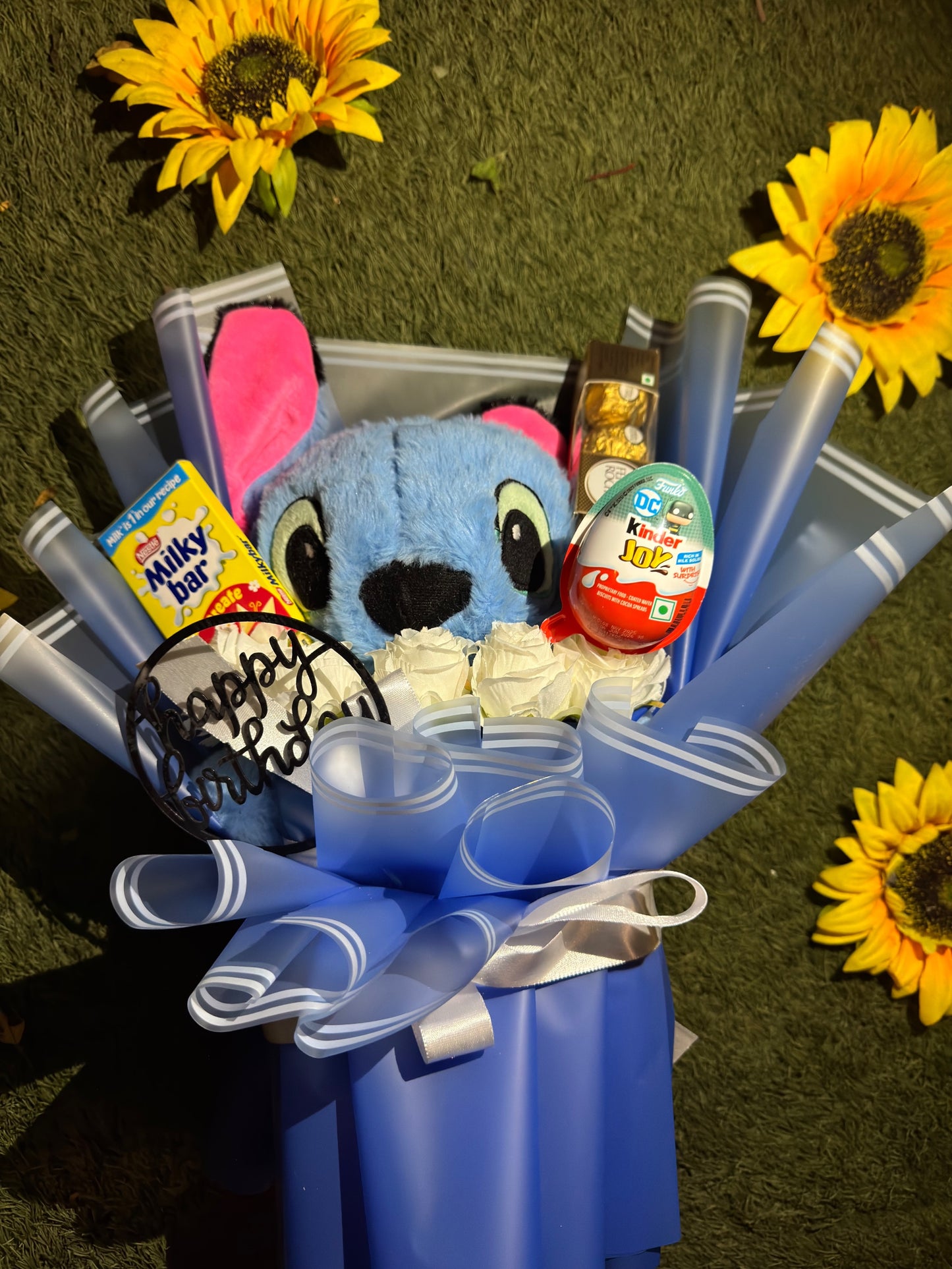 Disney Lilo Teddy & Chocolate Bouquet – Made to Melt Hearts