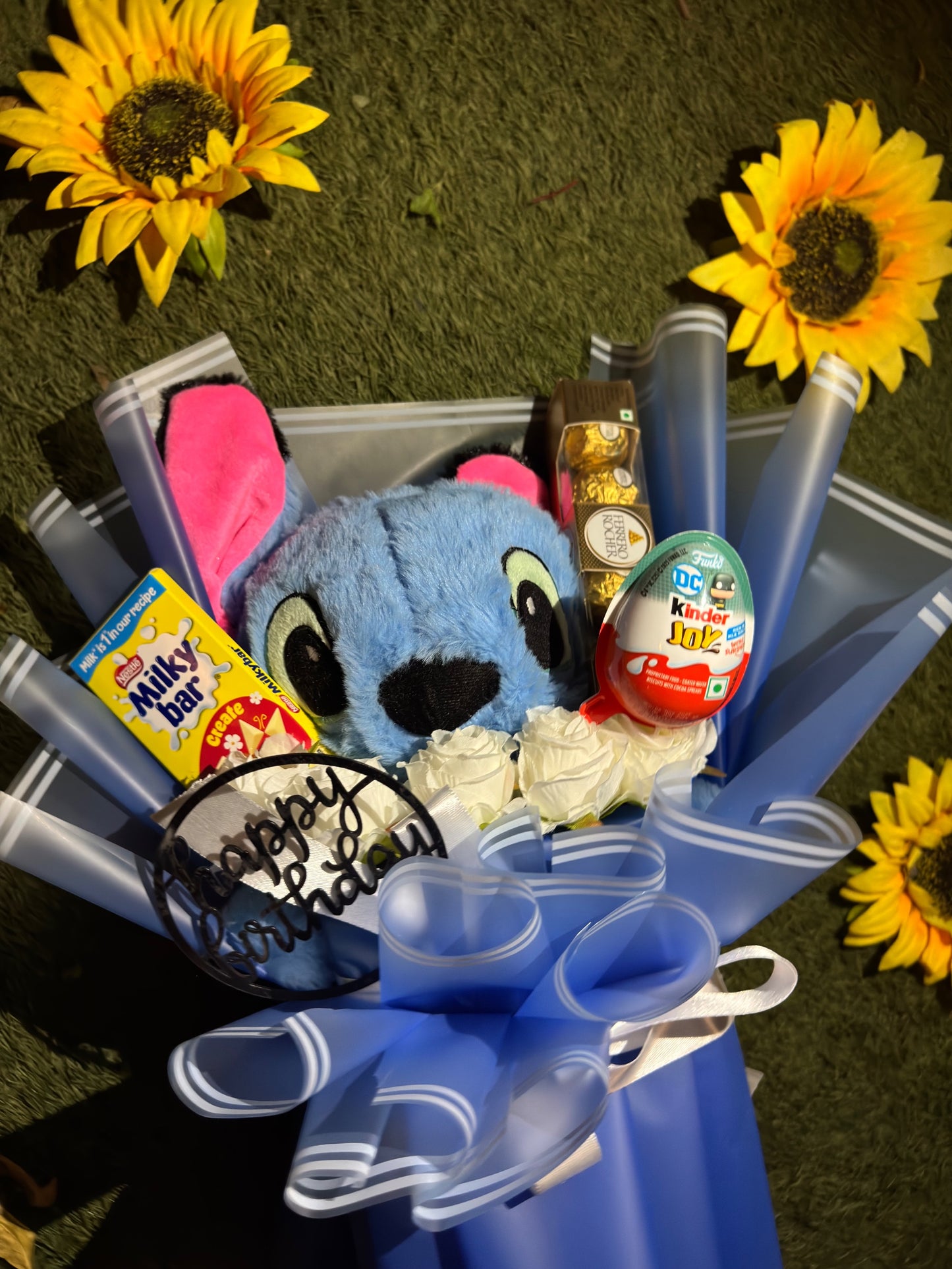 Disney Lilo Teddy & Chocolate Bouquet – Made to Melt Hearts