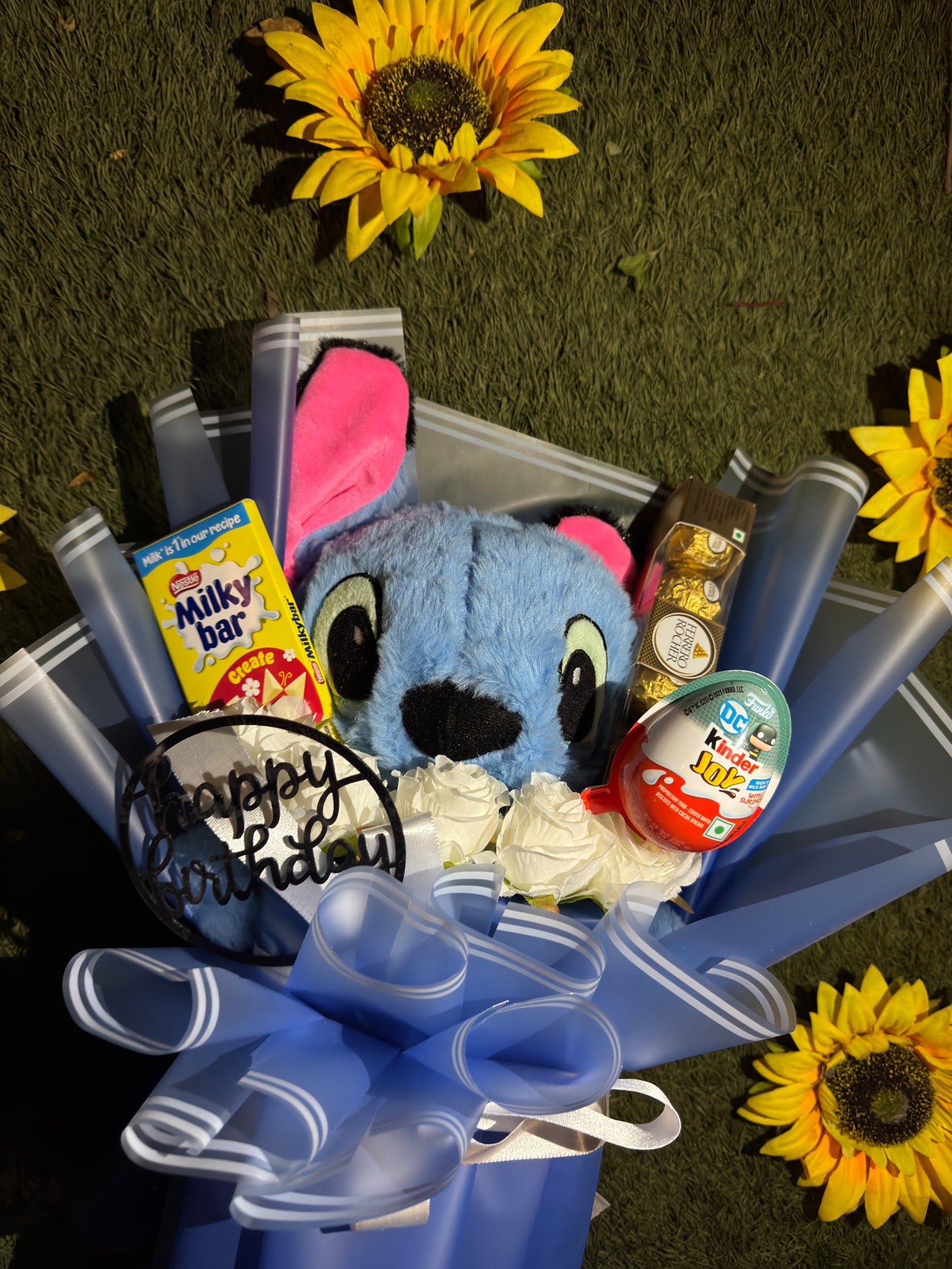 Disney Lilo Teddy & Chocolate Bouquet – Made to Melt Hearts